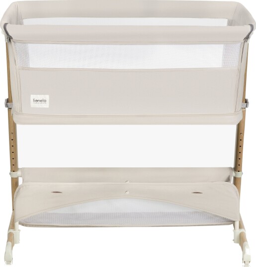 Lionelo Thomi Plus 5-i-1 Bedside Crib, Beige Sand
