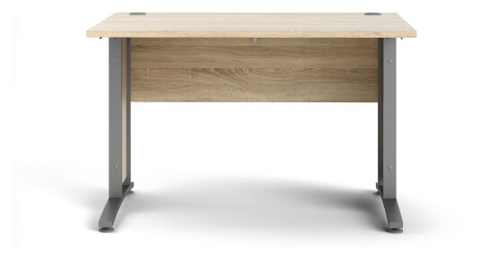 Tvilum Prima Skrivebord - Lys tre m/metall ben - 80x120 Unoliving
