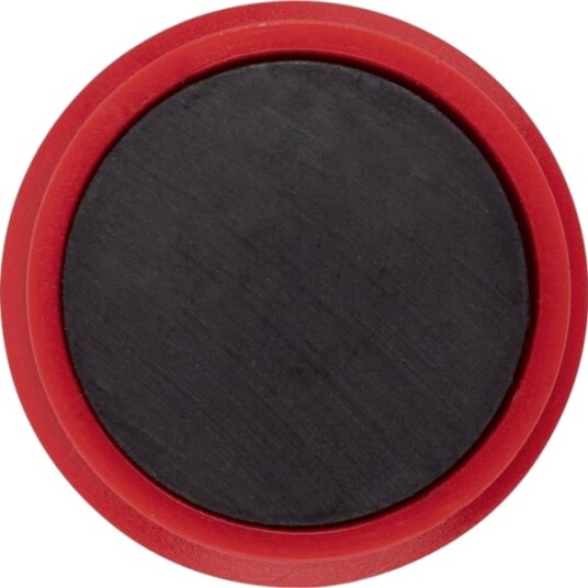Magnetoplan Magnet Basic Serie Ø 32 Mm Rund Rød 10 Stk 1863206 Magnetoplan Magnet Basic Serie Ø 32 Mm Rund Rød 10 Stk 1863206