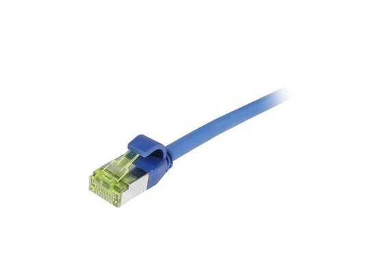 Synergy RJ45 Nettverkskabel Cat6a S/FTP Slim 0,25m Blå