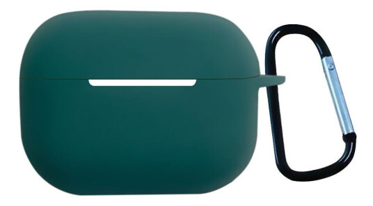 INCOVER Apple Airpods Pro 2nd Gen (2022) Silikondeksel med Karabinkrok Grønn