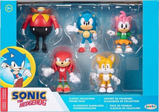 Jakks Sonic The Hedgehog Figursett 5 stk 6 cm