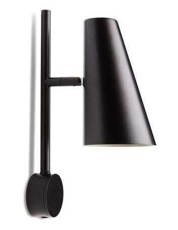 Woud Cono Vegglampe Sort Woud Cono Vegglampe Sort