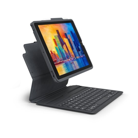 Zagg Ipad 10.2 Etui Pro Keys Svart Grå Zagg Ipad 10.2 Etui Pro Keys Svart Grå