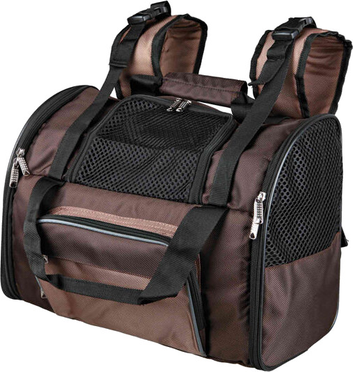 Trixie Shiva Transportryggsekk for Hund - Brun, Maks 8 kg