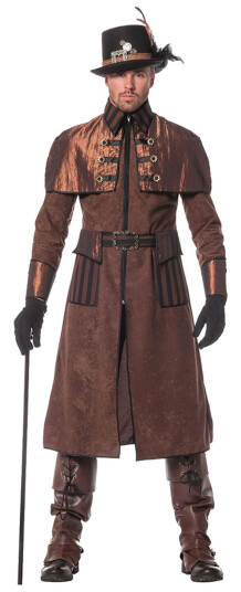 Wilbers &: Wilbers Steampunk Herre Deluxe Karnevalskostyme Large Wilbers &: Wilbers Steampunk Herre Deluxe Karnevalskostyme Large