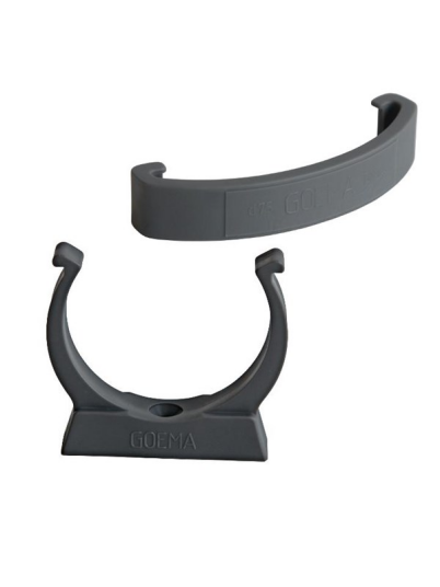 Akatherm 75mm pipe clips goema