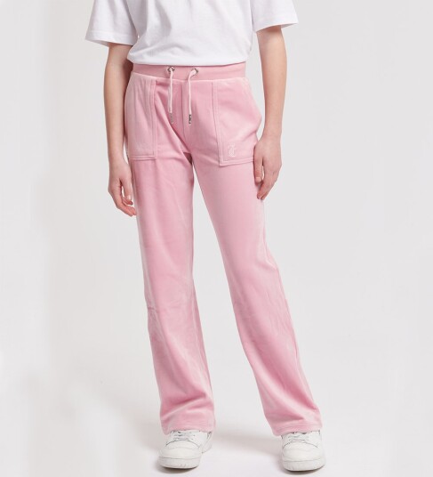 Juicy Couture Sweatbukser Tonal Wide Leg Jogger Rosa Juicy Couture Sweatbukser Tonal Wide Leg Jogger Rosa