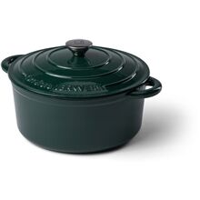 Orrefors Jernverk Støpjernsgryte 5L Darkgreen