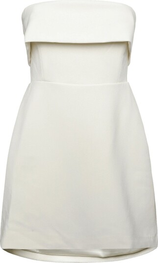 Malina Tulia Sleeveless Marked Waist Mini Dress   Cream   42