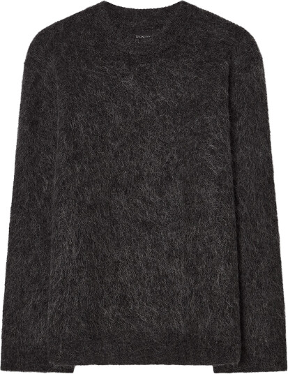 Lexington Clothing Melange Mohair Sweater Grey S