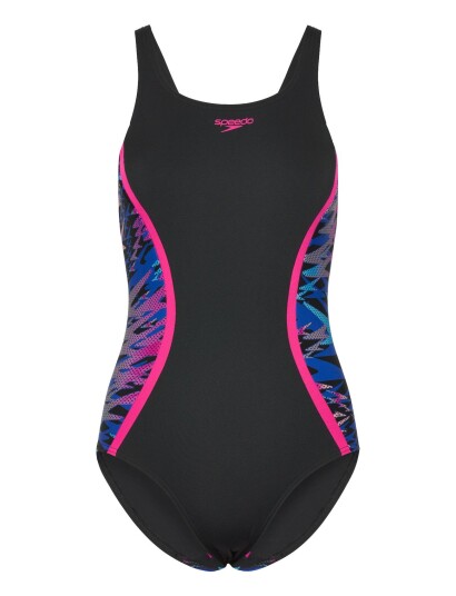 Speedo Hyperboom Splice Muscleback One Piece Black 42