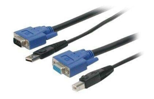 StarTech 2-i-1 USB KVM Kabel 1.8m - Tastatur, Mus og Video VGA