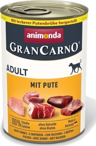 Animonda Adult Grancarno Vådt Hundefoder Turkey 400 G