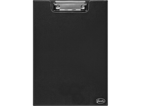 Forofis Klipboard med metallklemme A4 FOROFIS låsbar 91243 sort PVC