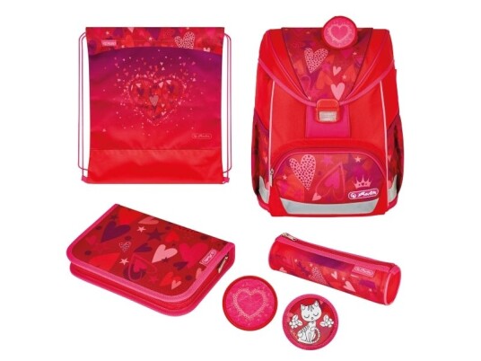 Herlitz Ultralight Plus Sweet Hearts Pencil Pouch Sportsbag Pennal Skolesekk Jente Barneskole Ryggsekk 15 L Forlomme Sidelomme Herlitz Ultralight Plus Sweet Hearts Pencil Pouch Sportsbag Pennal Skolesekk Jente Barneskole Ryggsekk 15 L Forlomme Sidelomme