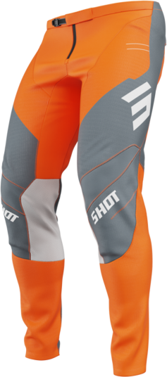 Shot Race Gear Crossbukser Contact Shield Oransje