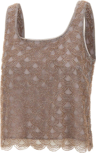 Rotate Birger Christensen Dame Topper Brun XL,