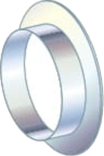 Metalbestos skorstein Ø 130 mm vegggjennomføring 50 mm flens Metalbestos skorstein Ø 130 mm vegggjennomføring 50 mm flens