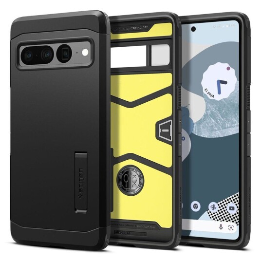 Spigen Acs04728, Etui, Google, Pixel 7 Pro, 17 Cm (6.7"), Sort