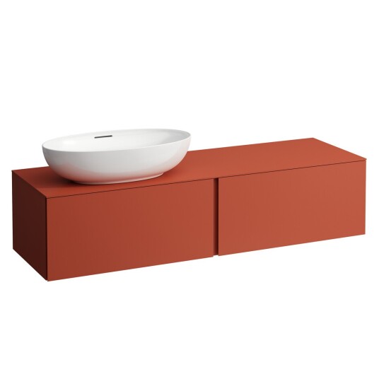 ILBAGNOALESSI Servantskap 1600 160x50 cm 2 skuffer Terracotta