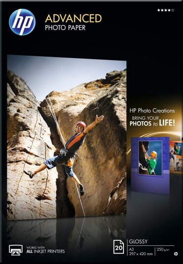 HP Advanced fotopapir Glossy A3 HP Advanced fotopapir Glossy A3