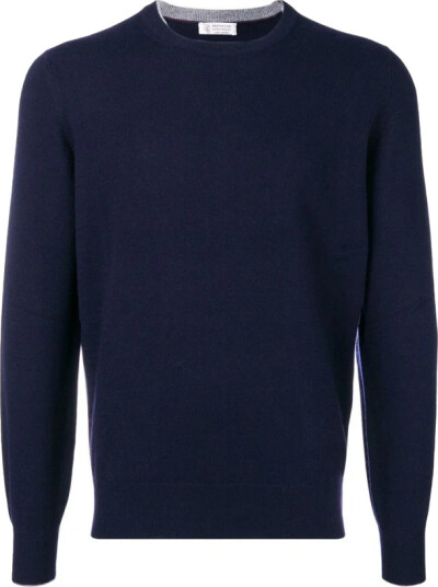 Brunello Cucinelli Herre Strikkevarer Blå 2XL,