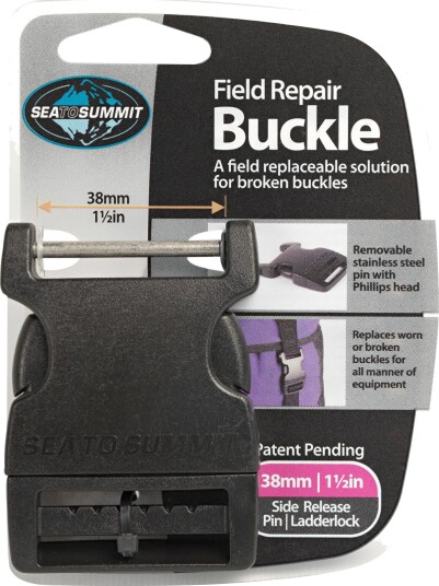 Sea to Summit BUCKLE 38MM SIDE RELEASE 1 PIN  BLACK