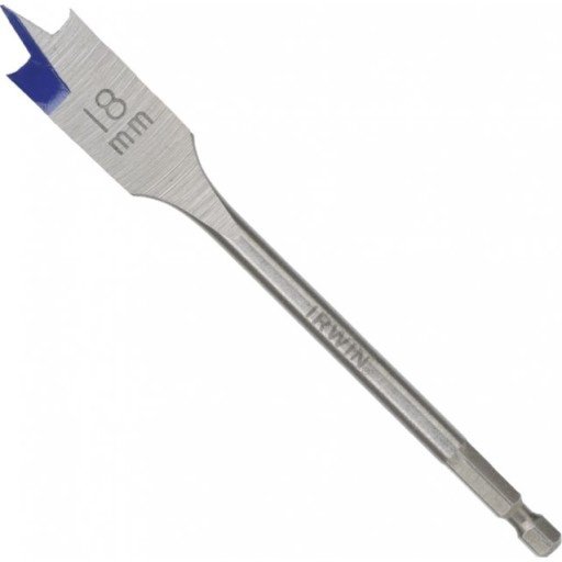 Irwin Blue Groove Flatbor 18x157 mm - 4-skjærs Trebor i Rustfritt Stål