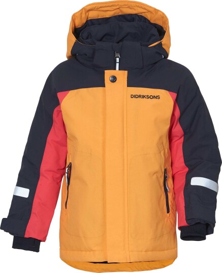 Didriksons Kids' Neptun Jacket 80, Fire Yellow Didriksons Kids' Neptun Jacket 80, Fire Yellow