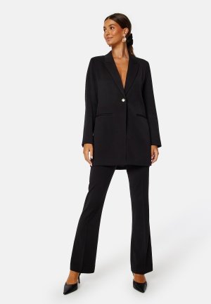 BUBBLEROOM Rochelle Flared Suit Pants Black 44