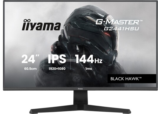 Iiyama G-MASTER Black Hawk 24" FHD Gaming Monitor IPS 144Hz Svart Iiyama G-MASTER Black Hawk 24" FHD Gaming Monitor IPS 144Hz Svart