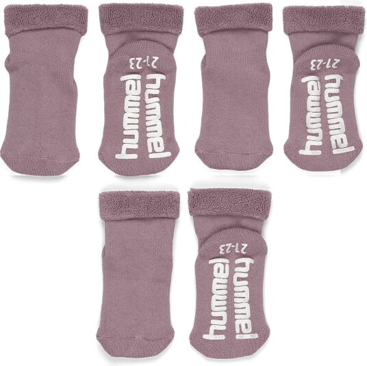 Hummel Hmlmini Non Slip 3-Pack Sock - SEA FOG - 24/27