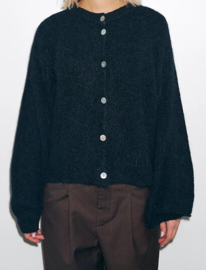 Noella Kae Knit Cardigan   Black   M/L