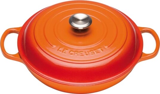 Le Creuset Signature Braiser 30cm St??pejern   Volcanic