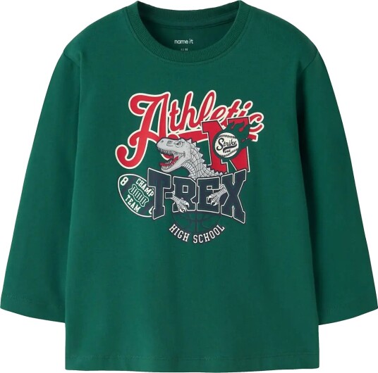 Name It Nmmlinus Ls Nreg Top Box Green 116