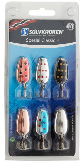 Sølvkroken Spesial Classic sluksett 6stk Sølvkroken Spesial Classic sluksett 6stk