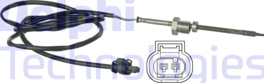 Sensor, eksostemperatur DELPHI TS30054