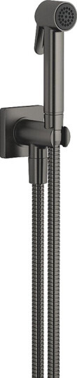 Dornbracht Sidedusj/Bidette Med slange/holder, Dark Platinum Matt