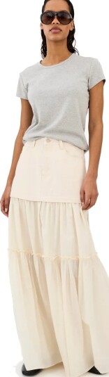 IVY Copenhagen Ivy Angie Mix Long Skirt   White   40