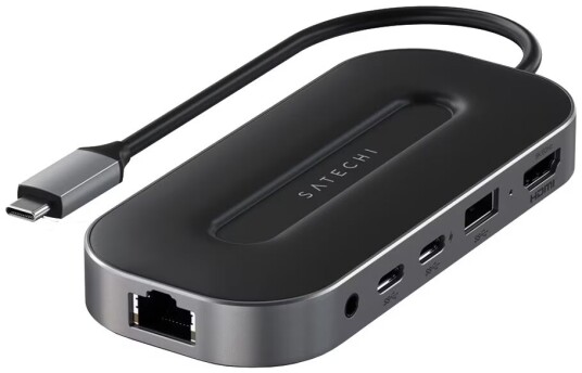 Satechi USB4 Multiport USB hub (grå)