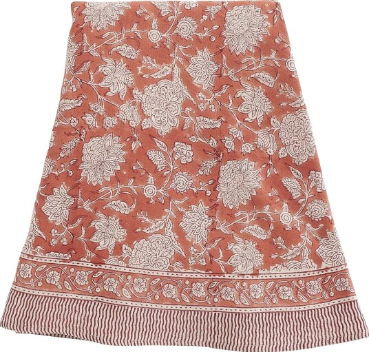 Chamois Rund linduk Indian Rose Rød Chamois Rund linduk Indian Rose Rød