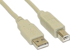 Inline 34550H 10 M Usb A Usb B Hankjønn/Hankjønn 0,48 Gbit/S Beige