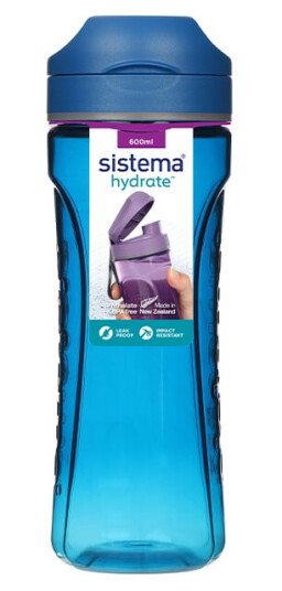 Sistema - 600ml Tritan Swift Bottle - Blue