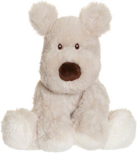 Teddykompaniet Kosedyr Mocca Hund 18 cm Grå Teddykompaniet Kosedyr Mocca Hund 18 cm Grå