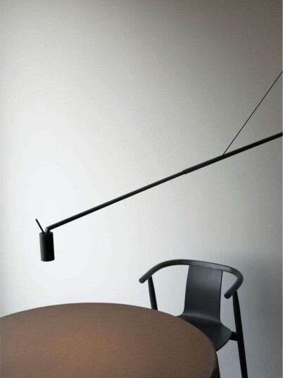 Swan Adjustable Vegglampe Matt Black   Nemo Lighting   Aluminium