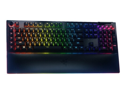 Razer Blackwidow V4 Pro - Tastatur - Bakgrunnsbelyst - Usb - Qwerty - Usa - Tastsvitsj: Razer Yellow Razer Blackwidow V4 Pro - Tastatur - Bakgrunnsbelyst - Usb - Qwerty - Usa - Tastsvitsj: Razer Yellow