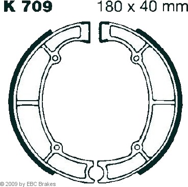 Bremsesko sett EBC Brakes K709