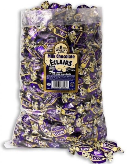 2,5 kg Walkers Milk Chocolate Ecleair ToffeeStor pose 2,5 kg Walkers Milk Chocolate Ecleair ToffeeStor pose