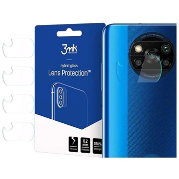 3MK Hybrid Xiaomi Poco X3 Pro/X3 NFC Kamera Linse Beskytter 4 Stk.